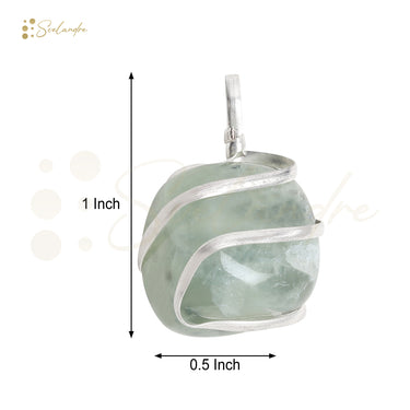 Guardian Prehnite Tumble Pendant