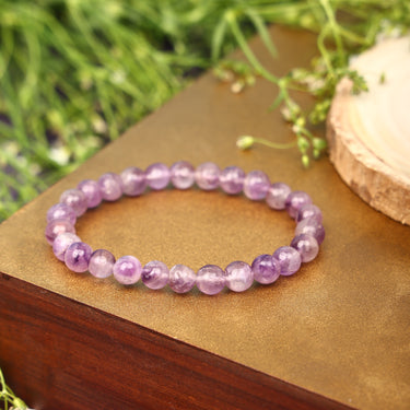 Serenity Aura Amethyst Bracelet for Wellness, Balance, Positive Energy & Healing