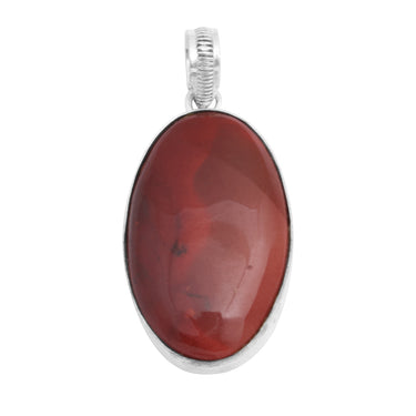 Mystic Ember:  Authentic, Natural, Certified AAA Gemstone  Red Jasper pendant