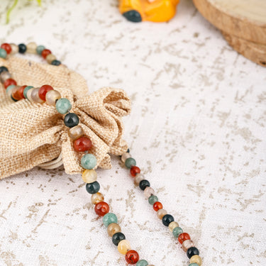 Enchanting Rainbow Gemstone Necklace