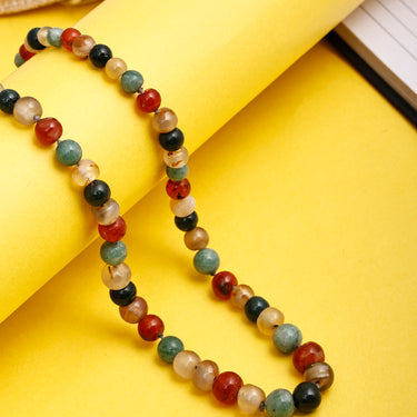 Enchanting Rainbow Gemstone Necklace