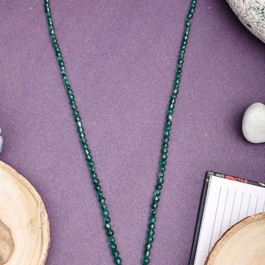 Enchanted Forest Authentic Natural Green Onyx Gemstone necklace for Women