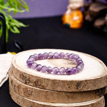 Serenity Aura Amethyst Bracelet for Wellness, Balance, Positive Energy & Healing