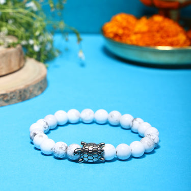 Harmonious Howlite Bracelet – Embrace Calmness, Wisdom & Patience