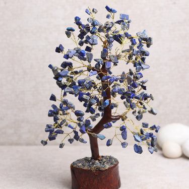 Lapis Lazuli Wisdom Bonsai Tree - Natural Gemstone for Wisdom & Spiritual Insight