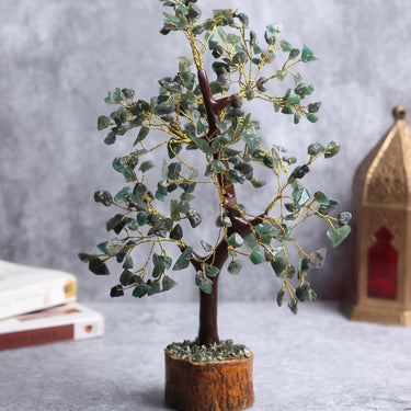 Tranquil Green Aventurine Harmony Bonsai Tree - Natural Gemstones for Serene Balance & Tranquility