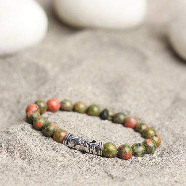 Unakite Strength Bracelet – A Symbol of Harmony, Growth & Emotional Well-being