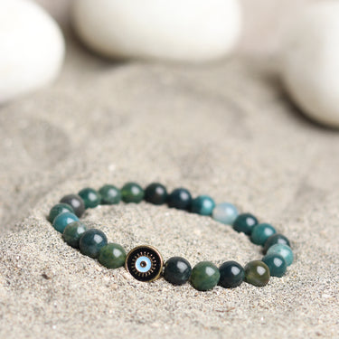 Invigorating Moss Agate Bracelet – The Ultimate Statement of Growth, Abundance & Balance