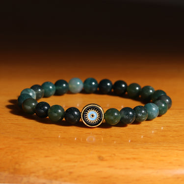 Invigorating Moss Agate Bracelet – The Ultimate Statement of Growth, Abundance & Balance