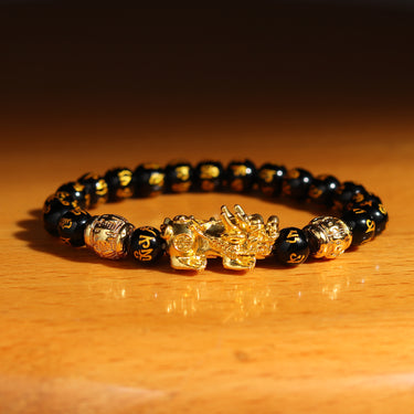 Pixiu Bracelet with Black Obsidian - The Ultimate Symbol of Protection, Prosperity & Strength