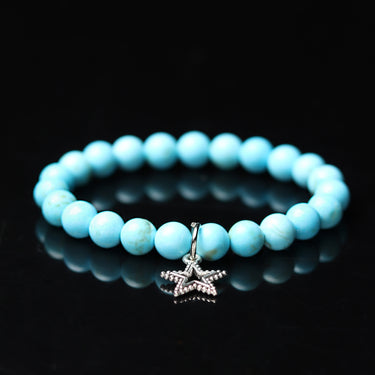 Exquisite Turquoise Star Bracelet – Embrace Serenity and Protection