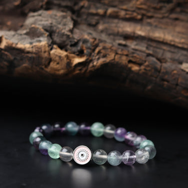 Vivid Rainbow Fluorite Bracelet – The Essence of Clarity, Focus & Balanced Energy