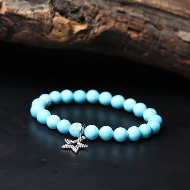 Exquisite Turquoise Star Bracelet – Embrace Serenity and Protection