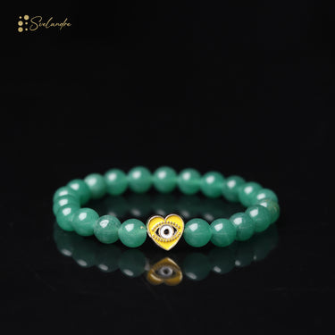 Heartfelt Harmony Green Aventurine Bracelet – Embrace Wellness, Balance & Positive Energy