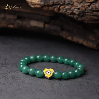 Heartfelt Harmony Green Aventurine Bracelet – Embrace Wellness, Balance & Positive Energy