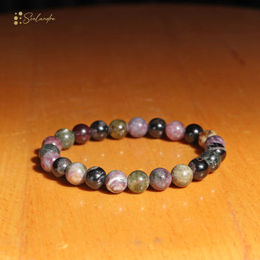 Rainbow Tourmaline Bracelet – Balance, Protection, and Healing