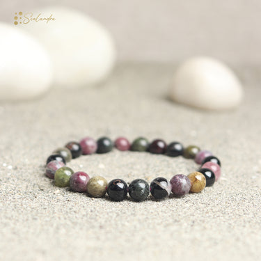 Rainbow Tourmaline Bracelet – Balance, Protection, and Healing