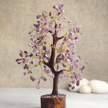 Amethyst Tranquility Bonsai Tree -  Natural Gemstone for Serene Spiritual Enlightenment