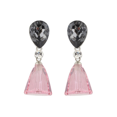 Radiant Aurora Pear Drop Austrian Crystal Earrings